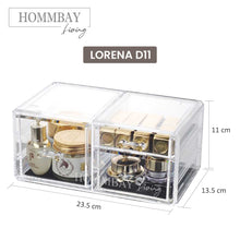 Load image into Gallery viewer, [HOMMBAY Living] Jewellery and Makeup Organiser / Beauty Cosmetic Transparent Storage Box
