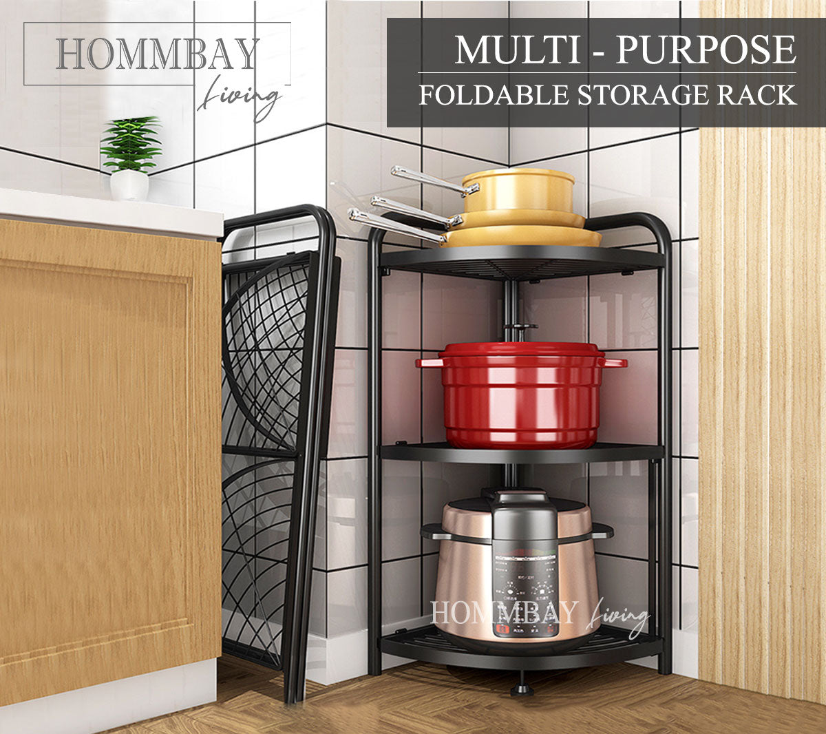 Multipurpose Kitchen Corner Shelves Mutil tier Storage Rack - Temu