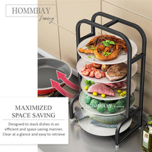 Load image into Gallery viewer, HOMMBAY Kitchens 4 Tier / 5 Tier Stackable Kitchen Preparation Rack , Stackable Dishes Metal Storage Rack , Steamboat Stackable Rack
