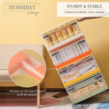 Load image into Gallery viewer, [HOMMBAY Living] Transparent Foldable Storage Box / Drawer Cabinet Plastic Container With Lid
