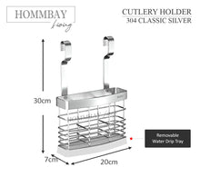 Load image into Gallery viewer, [ HOMMBAY Kitchens ] Premium 304 Stainless Steel Kitchen Shelf / Hanging Rack
