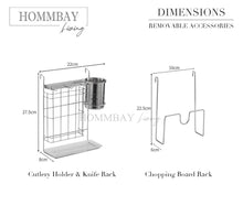 Load image into Gallery viewer, [HOMMBAY Kitchens] Premium 304 Stainless Steel 2 Tier Kitchen Dishrack
