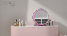 Load and play video in Gallery viewer, [HOMMBAY Beauty] LED Light Mirror Makeup Organiser / Skincare Storage Display Box
