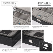 Load image into Gallery viewer, [HOMMBAY Beauty] PU Luxury Watches &amp; Accessories Storage Box
