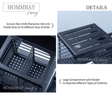 Load image into Gallery viewer, [HOMMBAY Kitchens] Premium Stainless Steel Kitchenware Organiser / Cutlery &amp; Knives Holder
