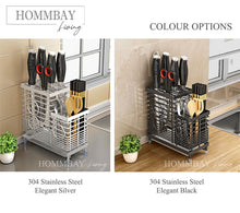 Load image into Gallery viewer, [HOMMBAY Kitchens] Stainless Steel Kitchen Cutlery &amp; Knife Organiser
