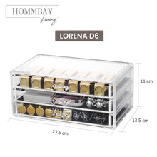 Load image into Gallery viewer, [HOMMBAY Living] Jewellery and Makeup Organiser / Beauty Cosmetic Transparent Storage Box

