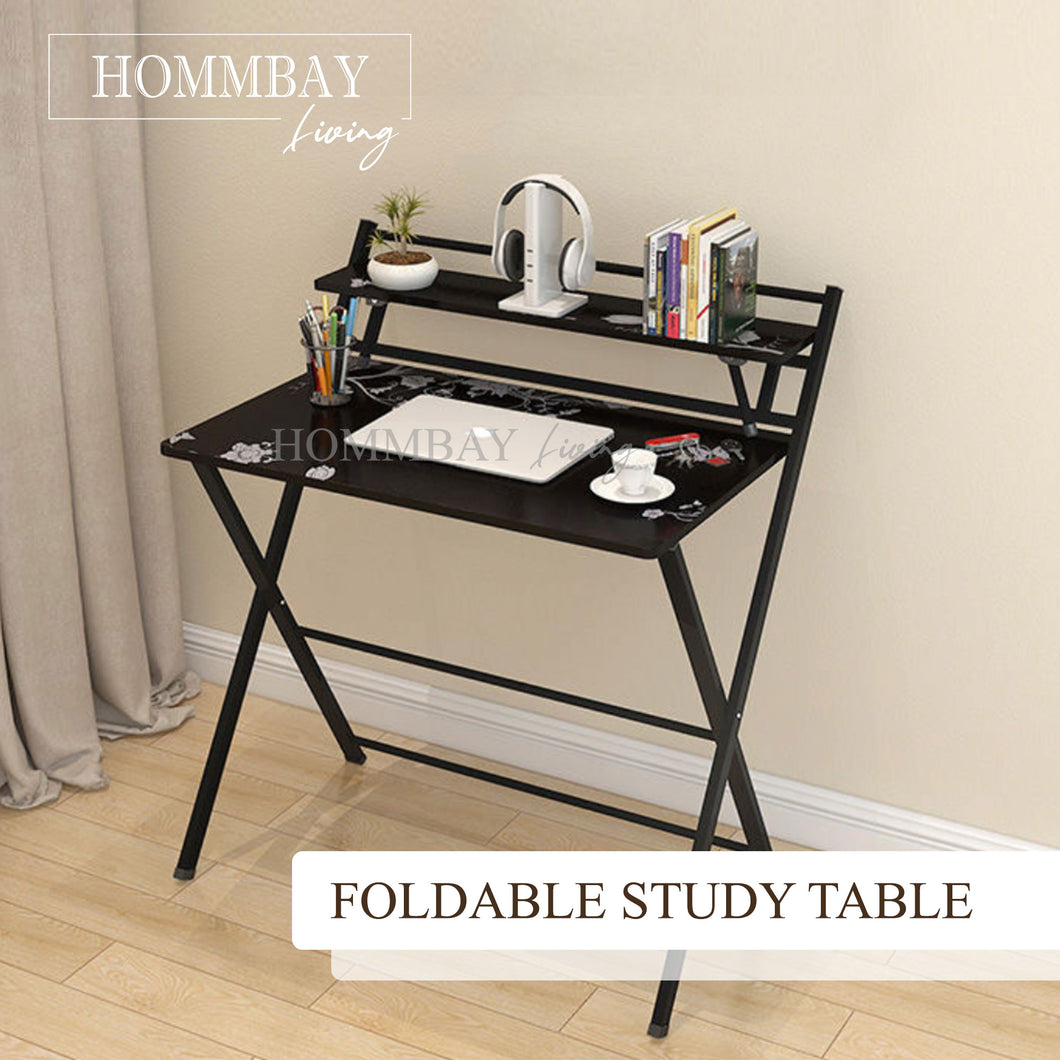 [HOMMBAY Furnishings] Foldable Study Table / Computer Table / Movable Table