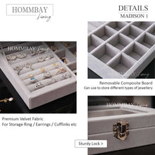 Load image into Gallery viewer, [HOMMBAY Living] Glass Velvet Storage Box / Jewellery Organiser

