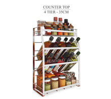 Load image into Gallery viewer, [HOMMBAY Kitchens] 304 Premium Stainless Steel Kitchen Condiment Rack / Kitchen Shelf
