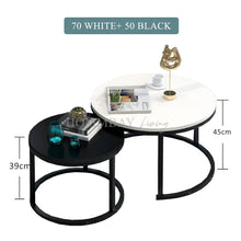Load image into Gallery viewer, [HOMMBAY Furnishings] Minimalist Nordic Coffee Table / Round Twin Table
