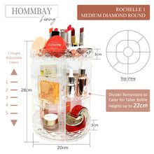 Load image into Gallery viewer, [HOMMBAY Beauty] 360 Rotating Makeup Organiser / Acrylic Cosmetic &amp; Skincare Storage
